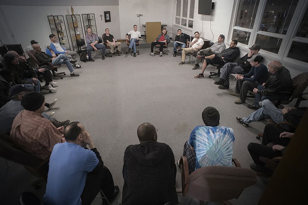 recovery meeting circle